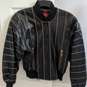 Escada leather jacket